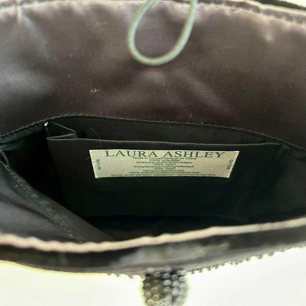 【Vintage】Laura Ashley shoulder bag, velvet with b… - image 8