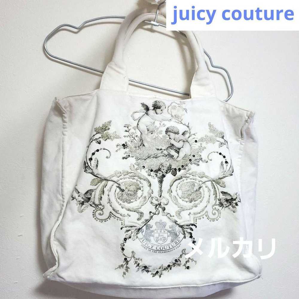 juicy couture Angel pattern tote bag White Large … - image 1