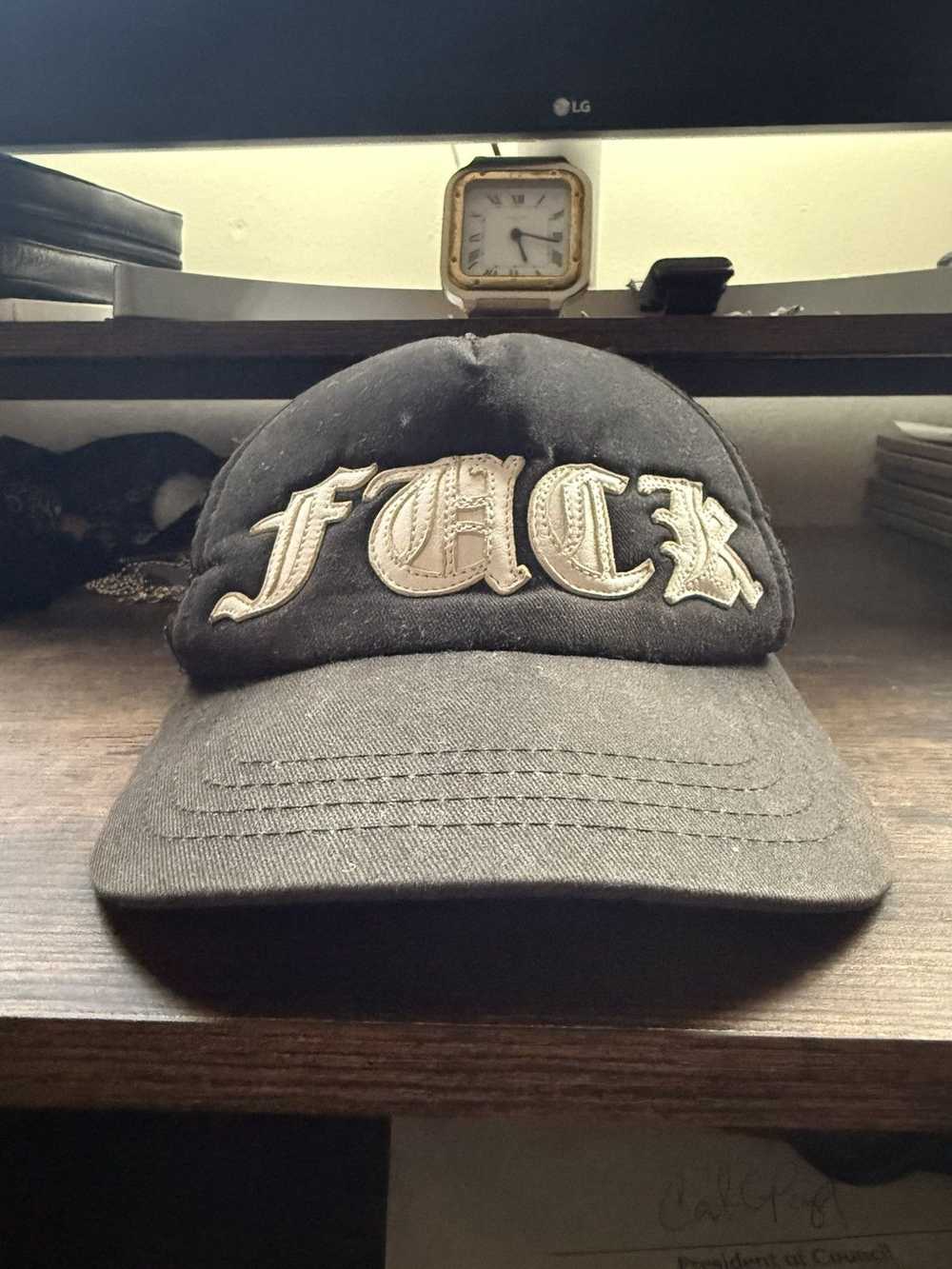 Chrome Hearts Chrome Hearts “F*CK” Leather hat - image 2