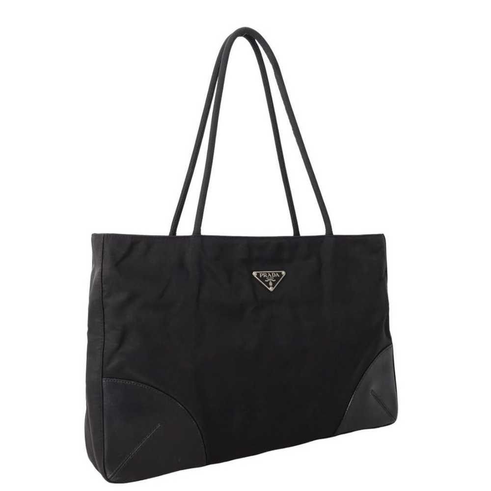 Genuine Prada Nylon City/Black/Shoulder Tote Bag/… - image 1