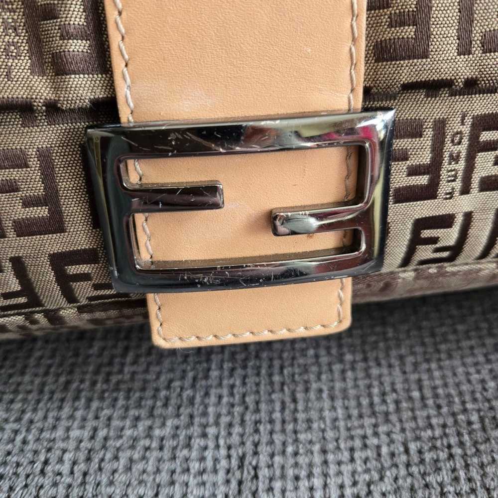 Auth vintage FENDI Mamma Baguette Zucchino Should… - image 4