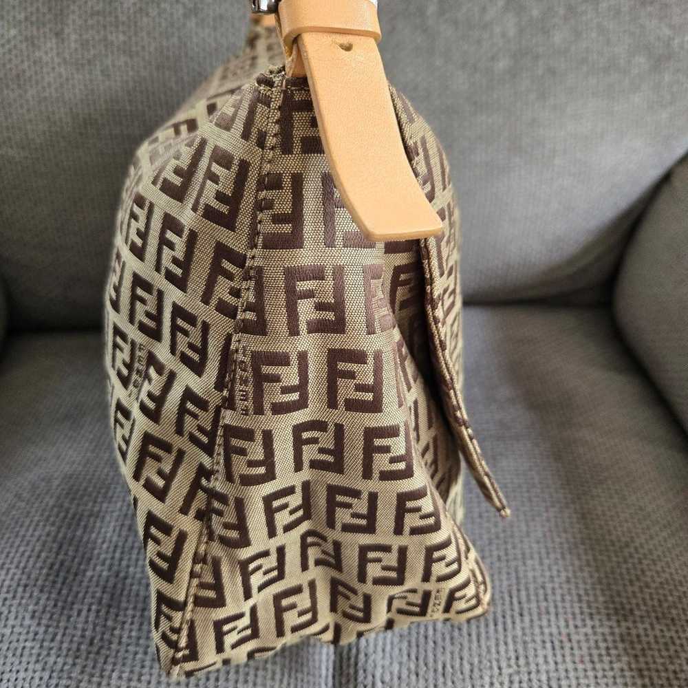 Auth vintage FENDI Mamma Baguette Zucchino Should… - image 5