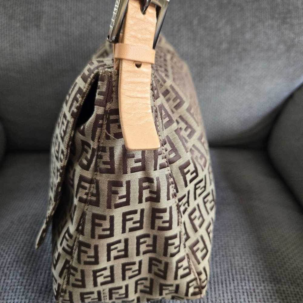 Auth vintage FENDI Mamma Baguette Zucchino Should… - image 6