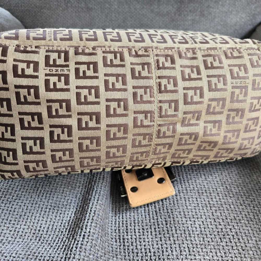 Auth vintage FENDI Mamma Baguette Zucchino Should… - image 8