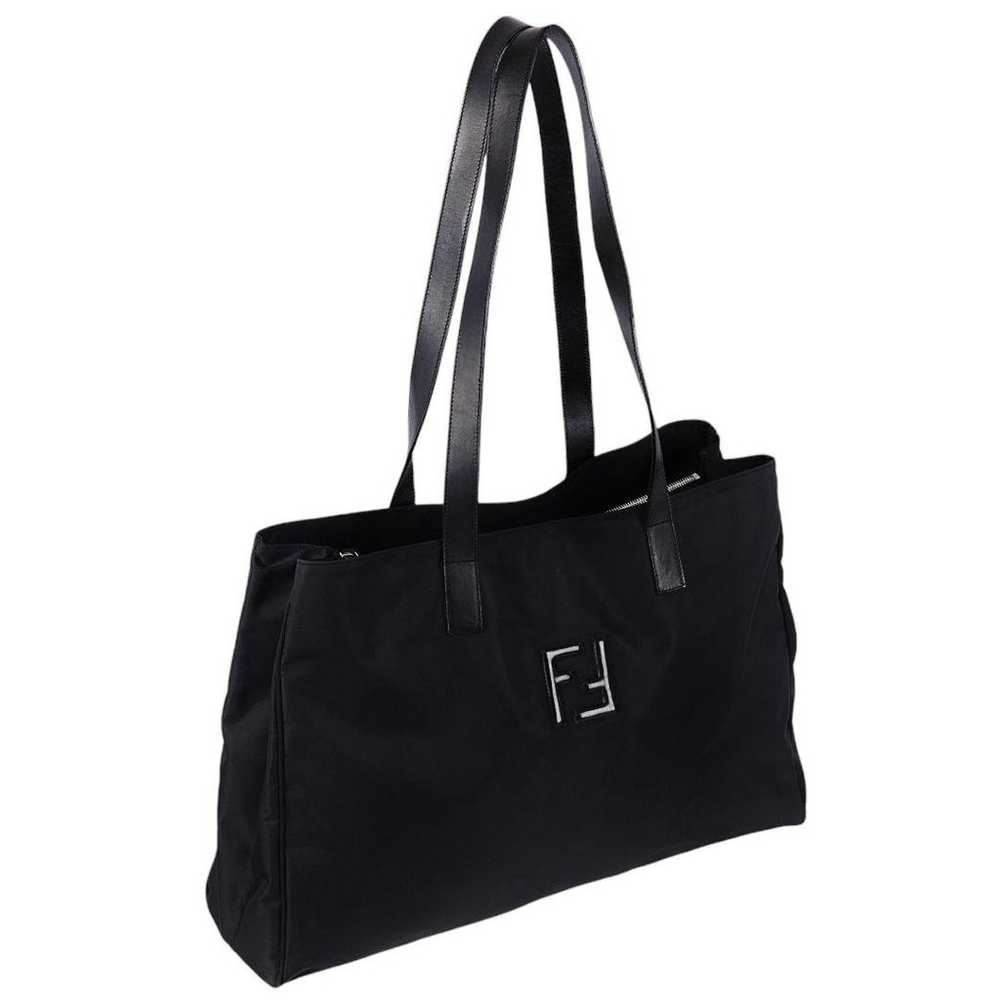 FENDI FF Logo Nylon Tote Bag, Excellent Condition - image 3