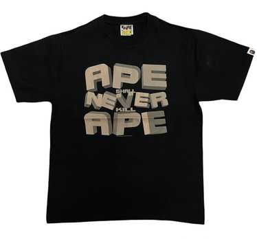 Bape × Nigo A Bathing Ape 2010 “ASNKA” Font Tee - image 1