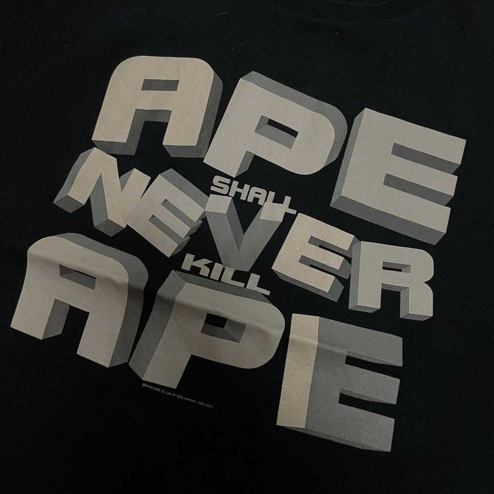 Bape × Nigo A Bathing Ape 2010 “ASNKA” Font Tee - image 2