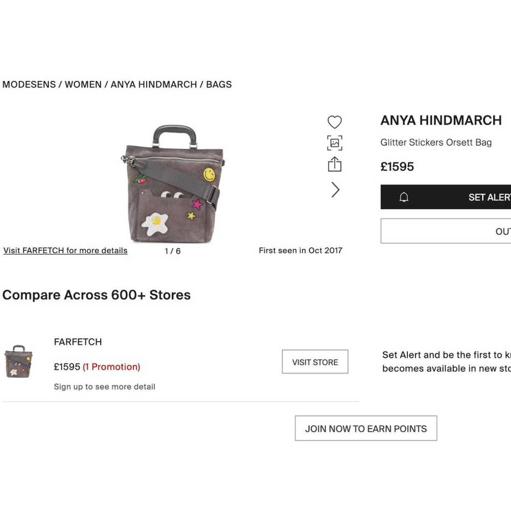 Anya Hindmarch Glitter All Over Stickers Suede Le… - image 10