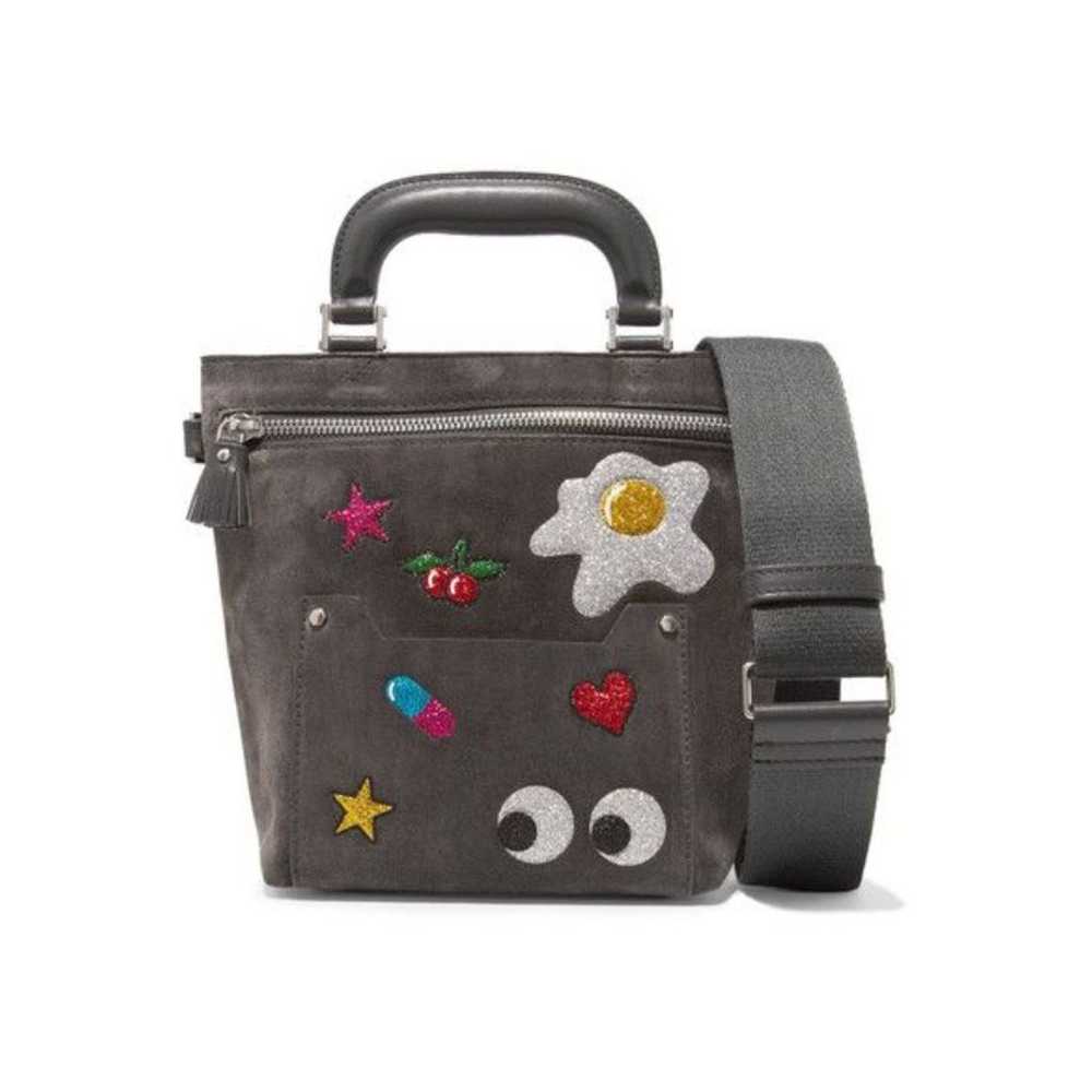 Anya Hindmarch Glitter All Over Stickers Suede Le… - image 12