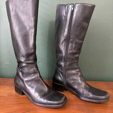 Naturalizer Black Leather Boots