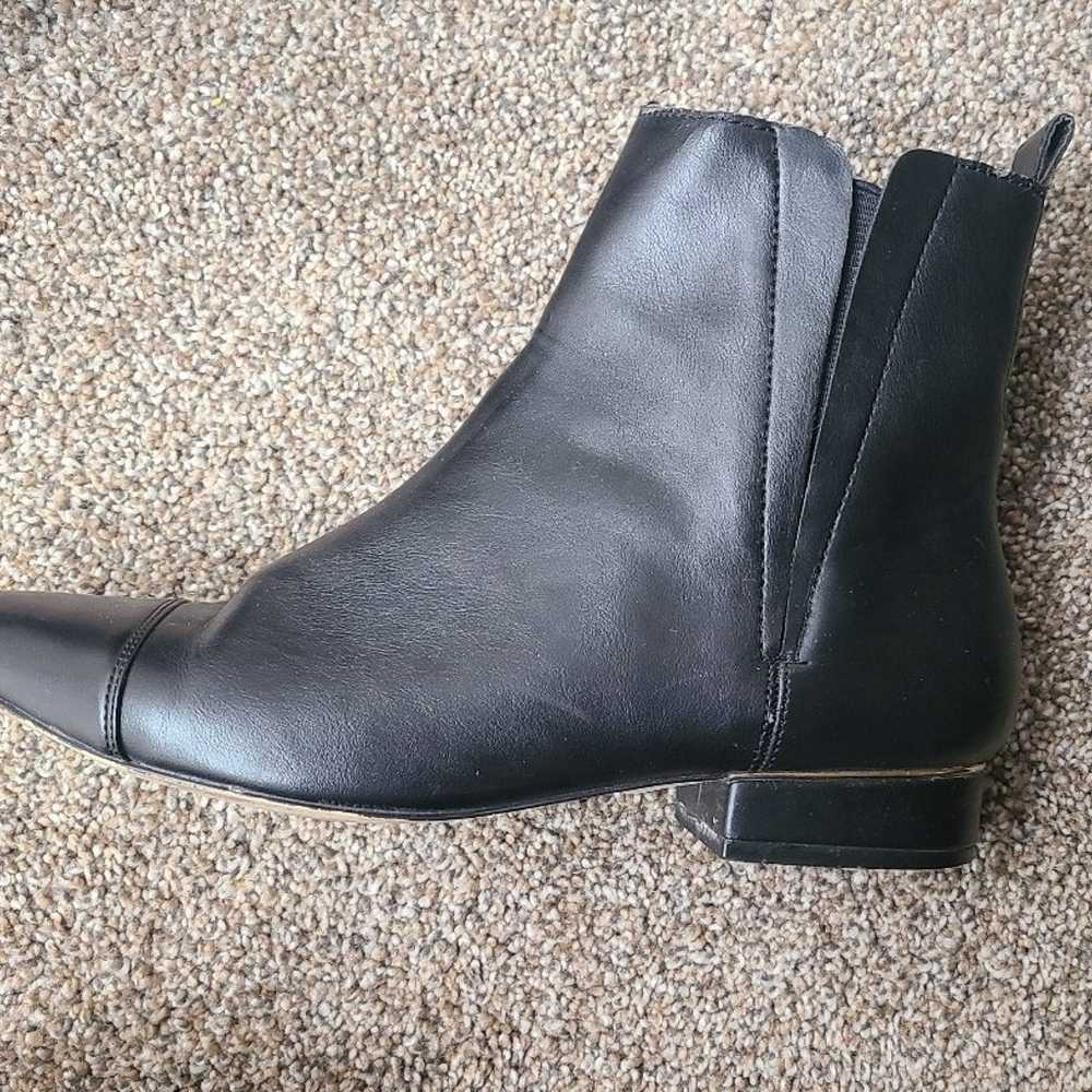 ZARA Flat Ankle Boots Sz 39 - image 1