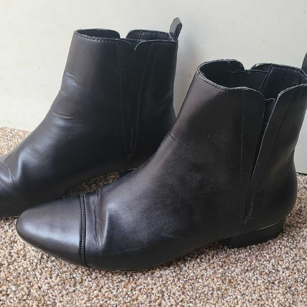 ZARA Flat Ankle Boots Sz 39 - image 2