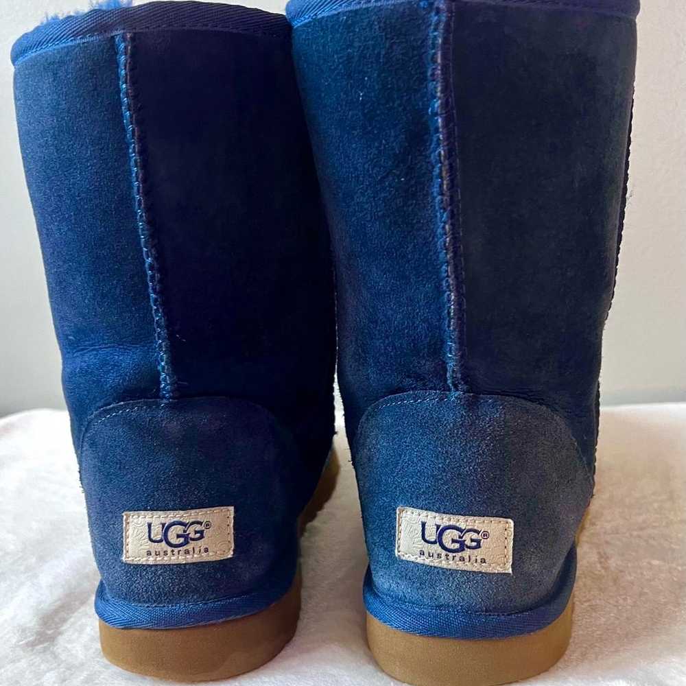 Womens UGG Boots Navy Blue Size 8 - image 10