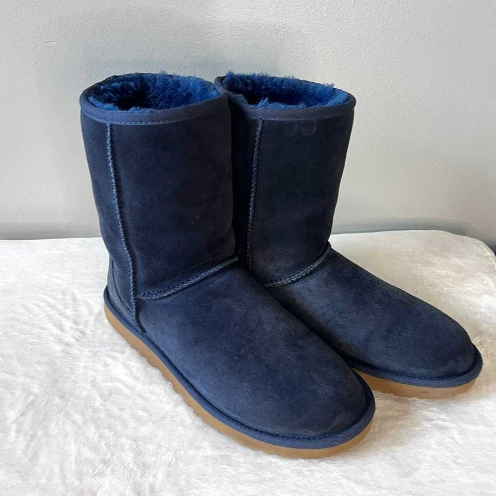 Womens UGG Boots Navy Blue Size 8 - image 12