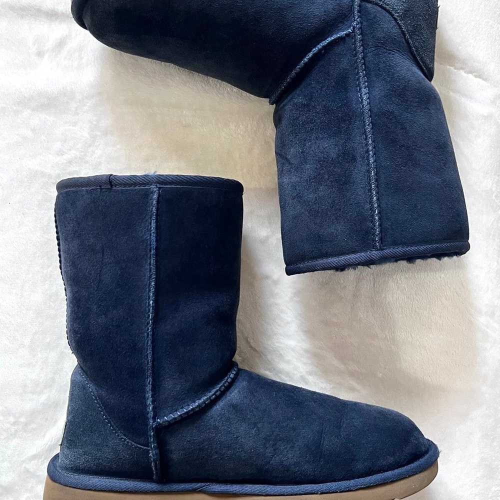 Womens UGG Boots Navy Blue Size 8 - image 9