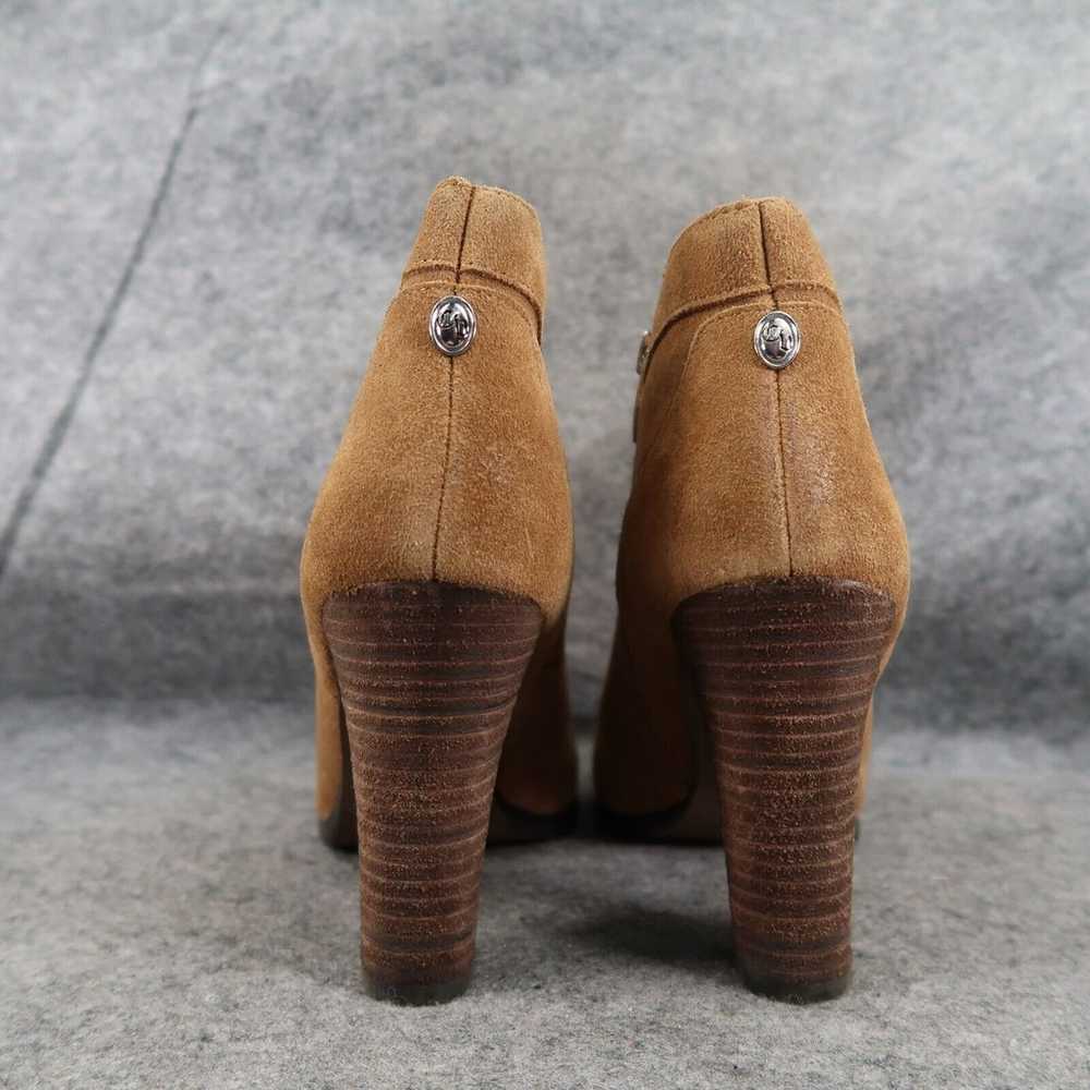 Crown Vintage Shoes Womens 9 Bootie Block Heel Fa… - image 5