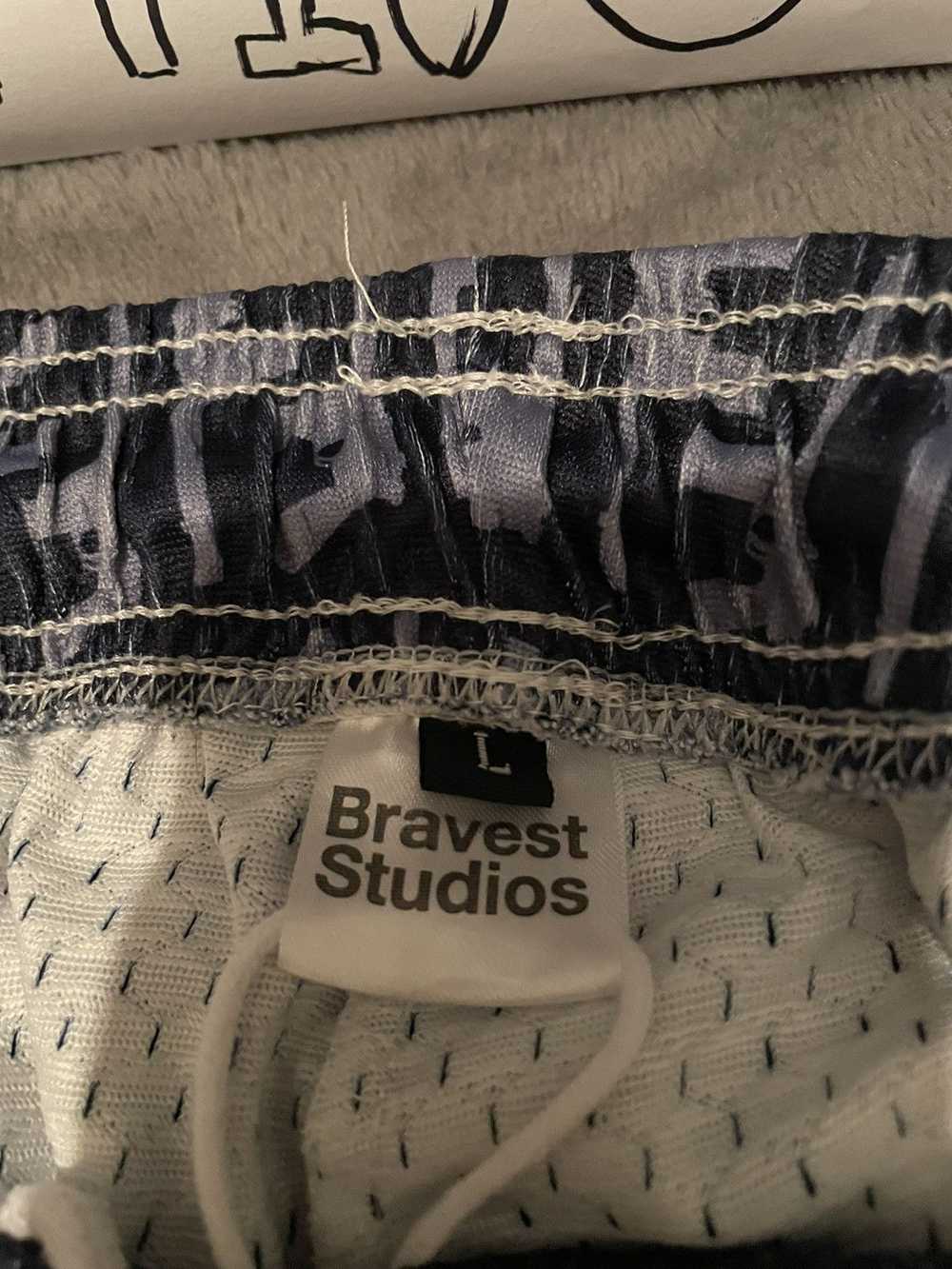 Bravest Studios Bravest Studios Blue Fendi Shorts - image 3