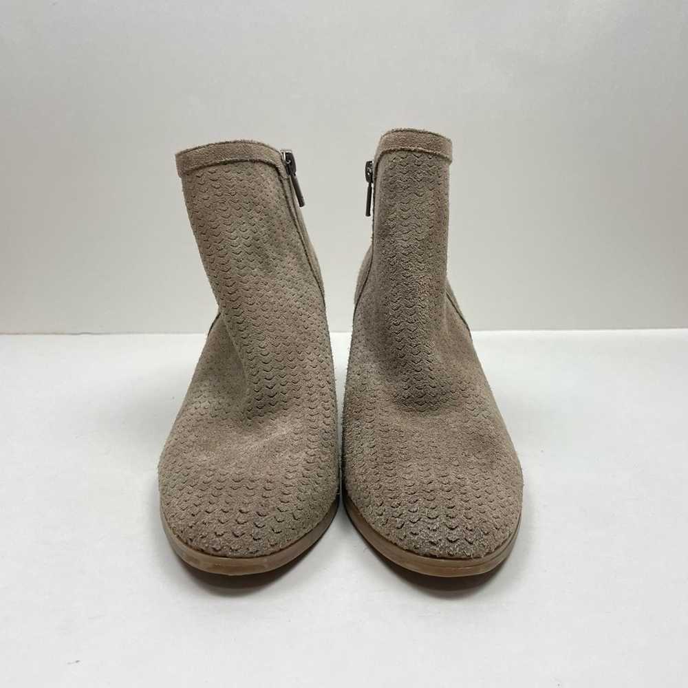 Lucky Brand Pecori Taupe Suede Leather Perforated… - image 5