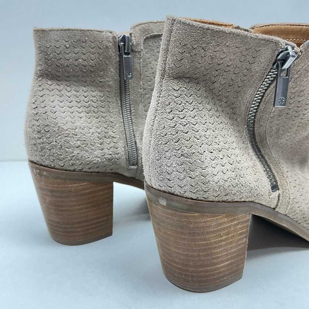 Lucky Brand Pecori Taupe Suede Leather Perforated… - image 7