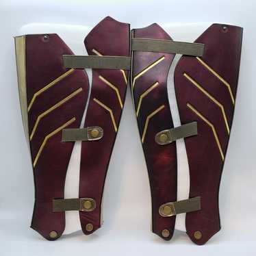 DC Comics Wonder Woman costume - pair of shin gua… - image 1