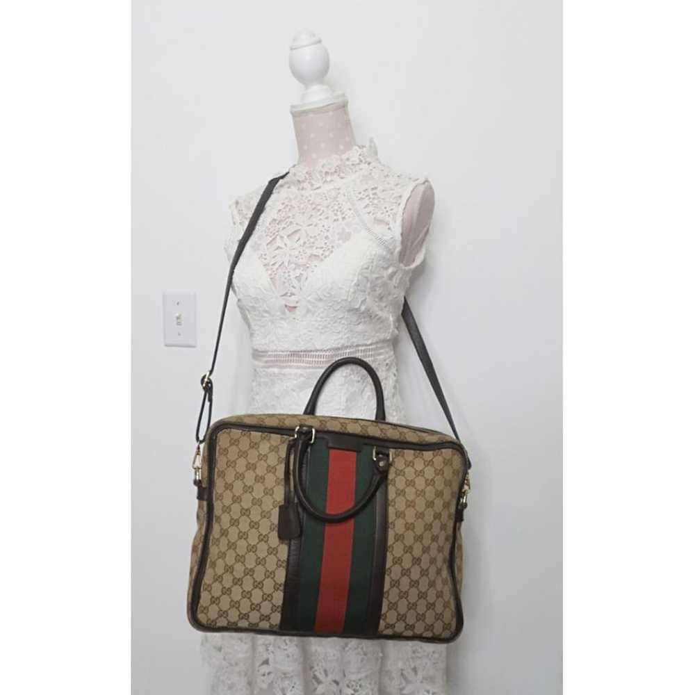 Gucci Ophidia Top Handle leather handbag - image 10