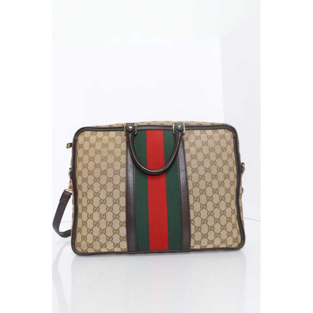 Gucci Ophidia Top Handle leather handbag - image 2