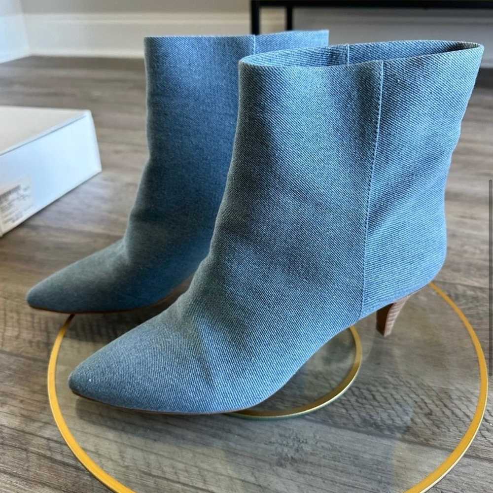 Dolce vita kitten heels Dee Booties Denim boots s… - image 2