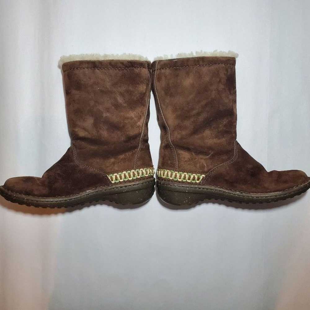 UGG Australia Kona Brown Suede Lambskin Boots Siz… - image 10