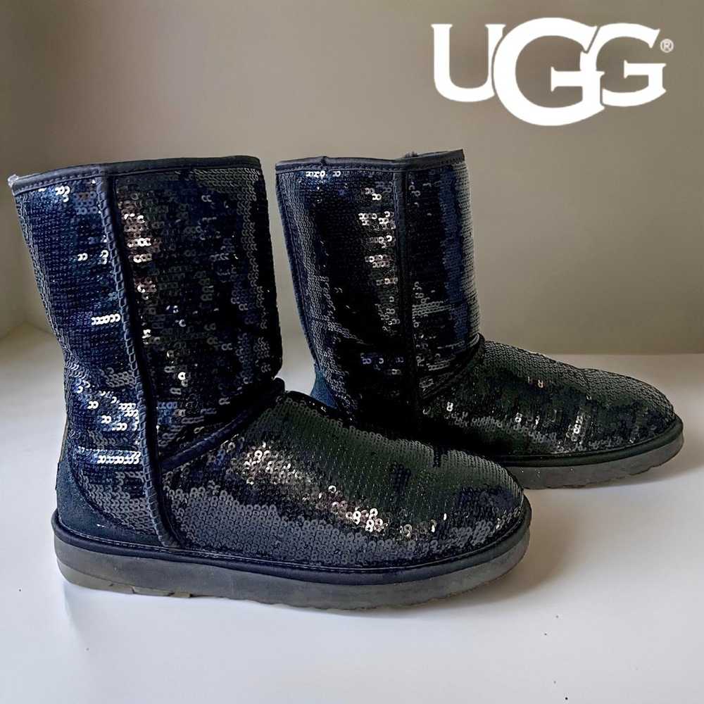 UGG Australia Black Sequin Boots - image 11