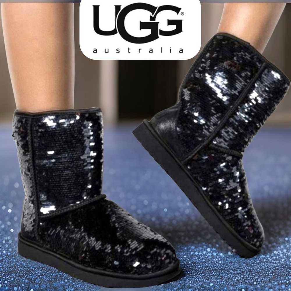 UGG Australia Black Sequin Boots - image 2