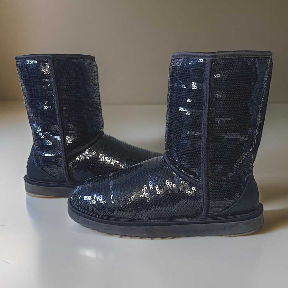 UGG Australia Black Sequin Boots - image 6