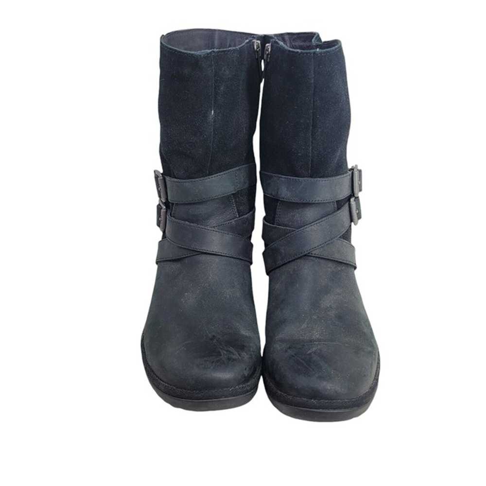 Ugg Boots Womens 8.5 Lorna Biker Mid Calf Black L… - image 3