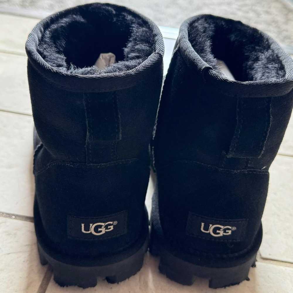 UGG Sheepskin Boots Black 25cm - image 2