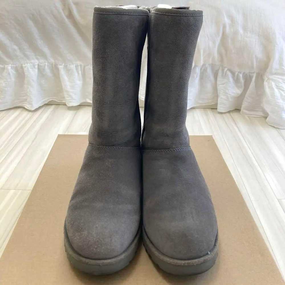 UGG Sheepskin Boots in Grey, 23.5cm - image 1