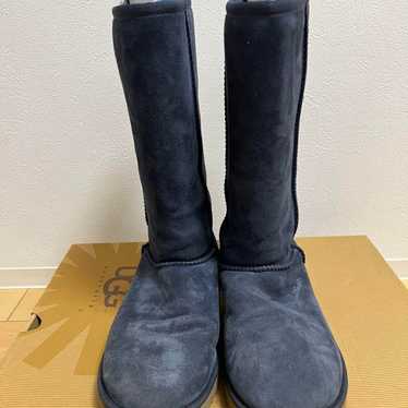 UGG Long Sheepskin Boots Navy 25cm - image 1