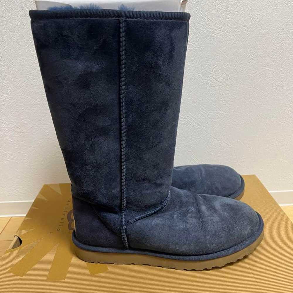 UGG Long Sheepskin Boots Navy 25cm - image 2