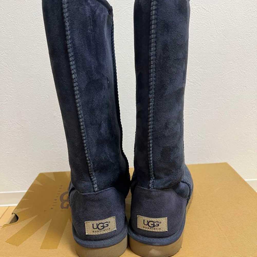 UGG Long Sheepskin Boots Navy 25cm - image 3