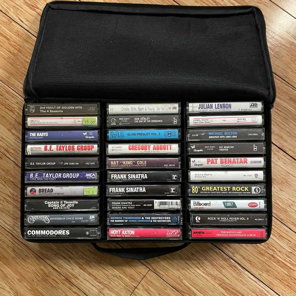 Blank Lot of (30) Vintage Cassette Tapes Albums +… - image 1