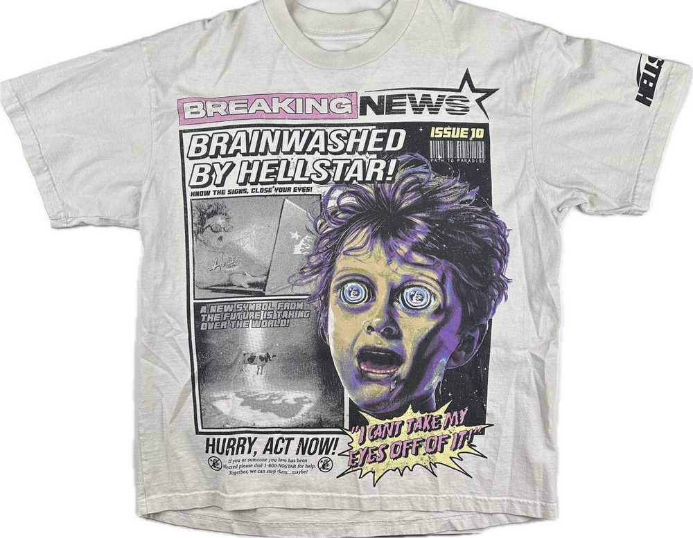 Hellstar Sample Breaking News T-shirt - image 1