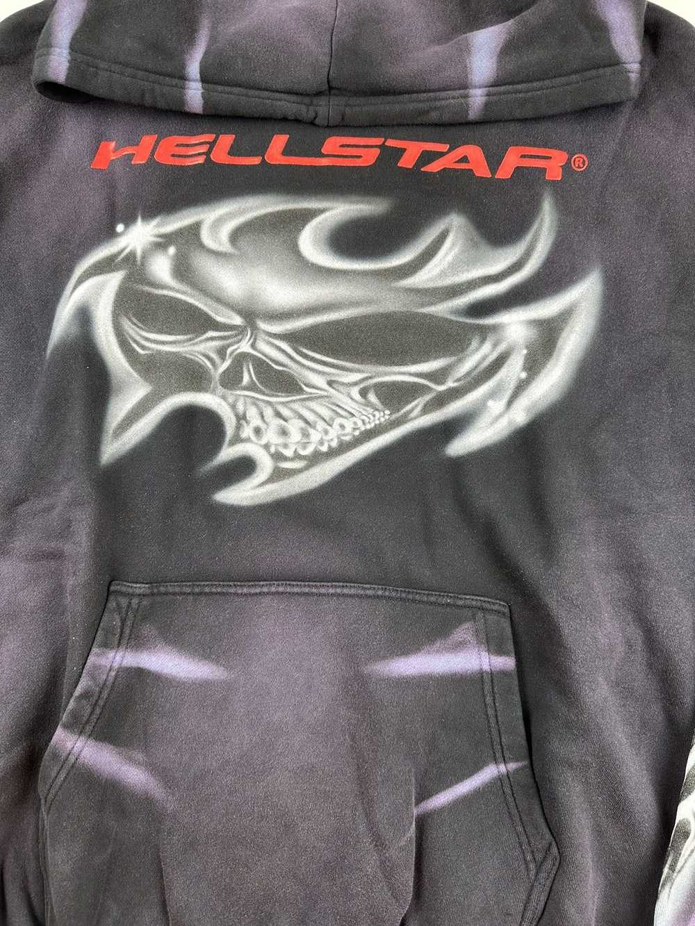 Hellstar Airbrush Skull Hoodie - image 2