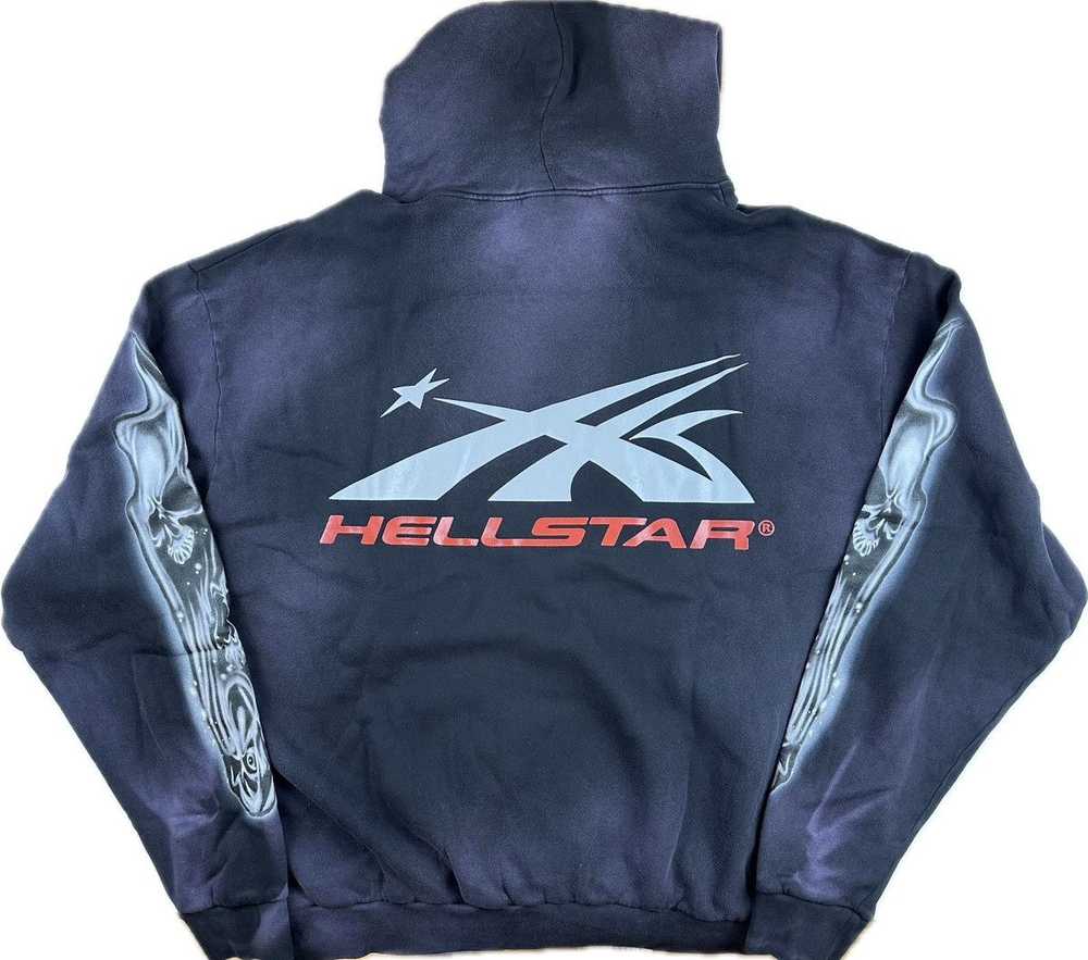 Hellstar Airbrush Skull Hoodie - image 3