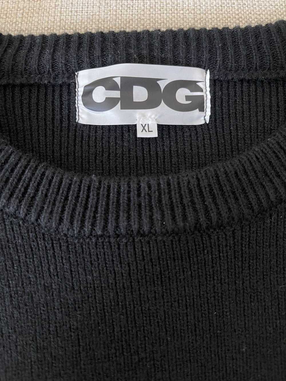 CDG Comme Des Garcons OG Logo Knit Sweater - image 4