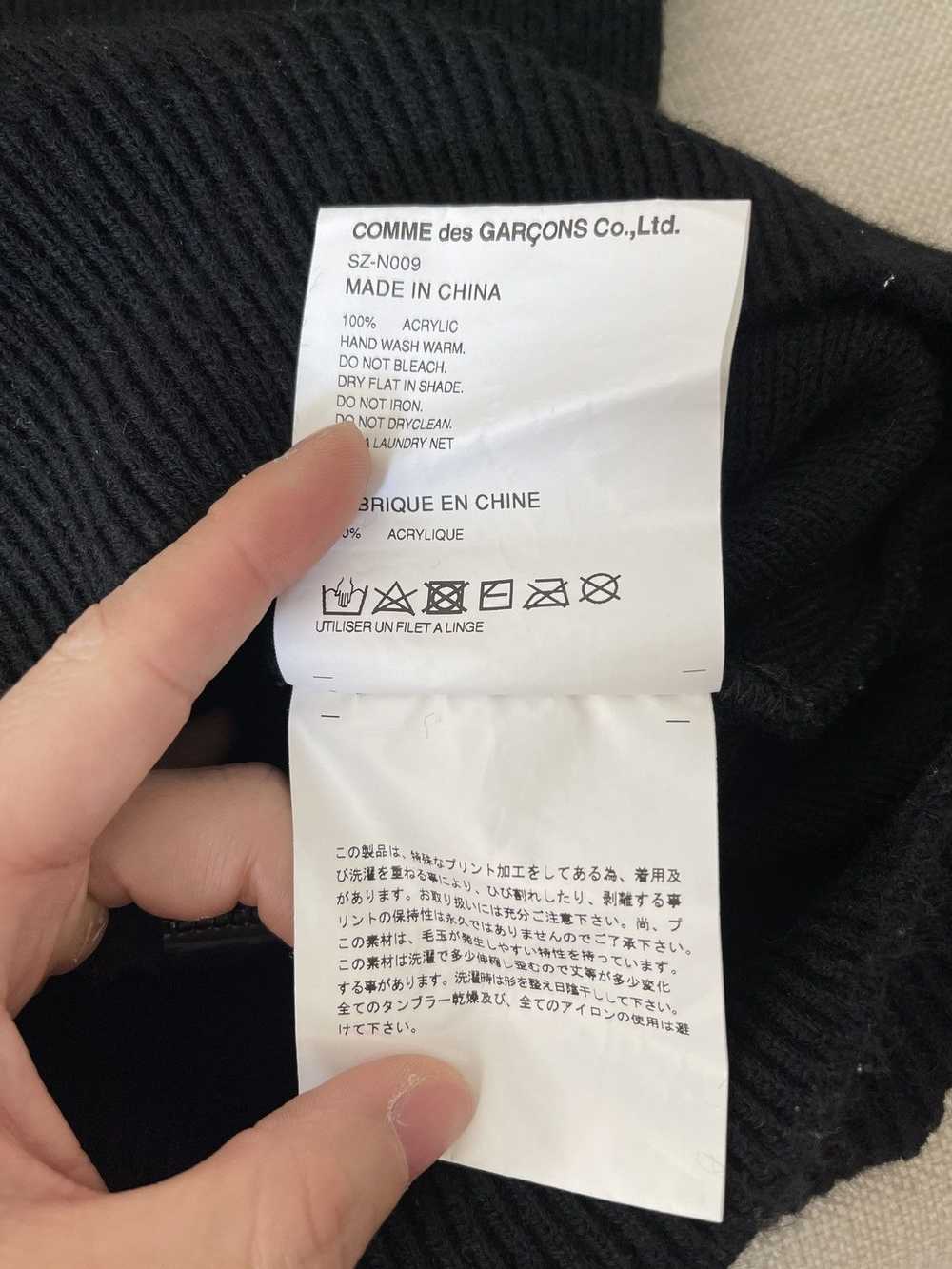 CDG Comme Des Garcons OG Logo Knit Sweater - image 6