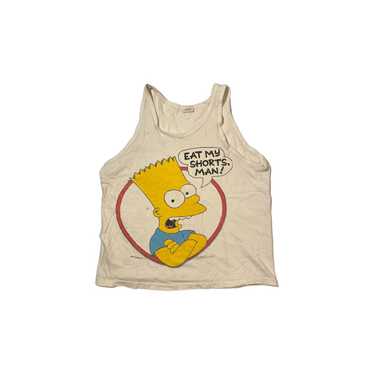 1990 Bart Simpson Eat My Shorts Tank Top - image 1