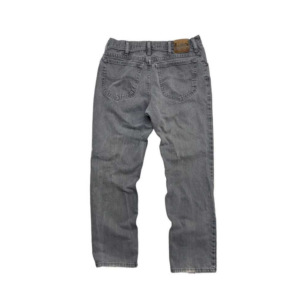 Vintage Lee Regular Fit Jeans Grey - image 5