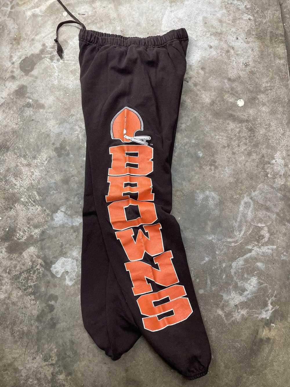 90’s Cleveland Browns Sweat Pants - image 1