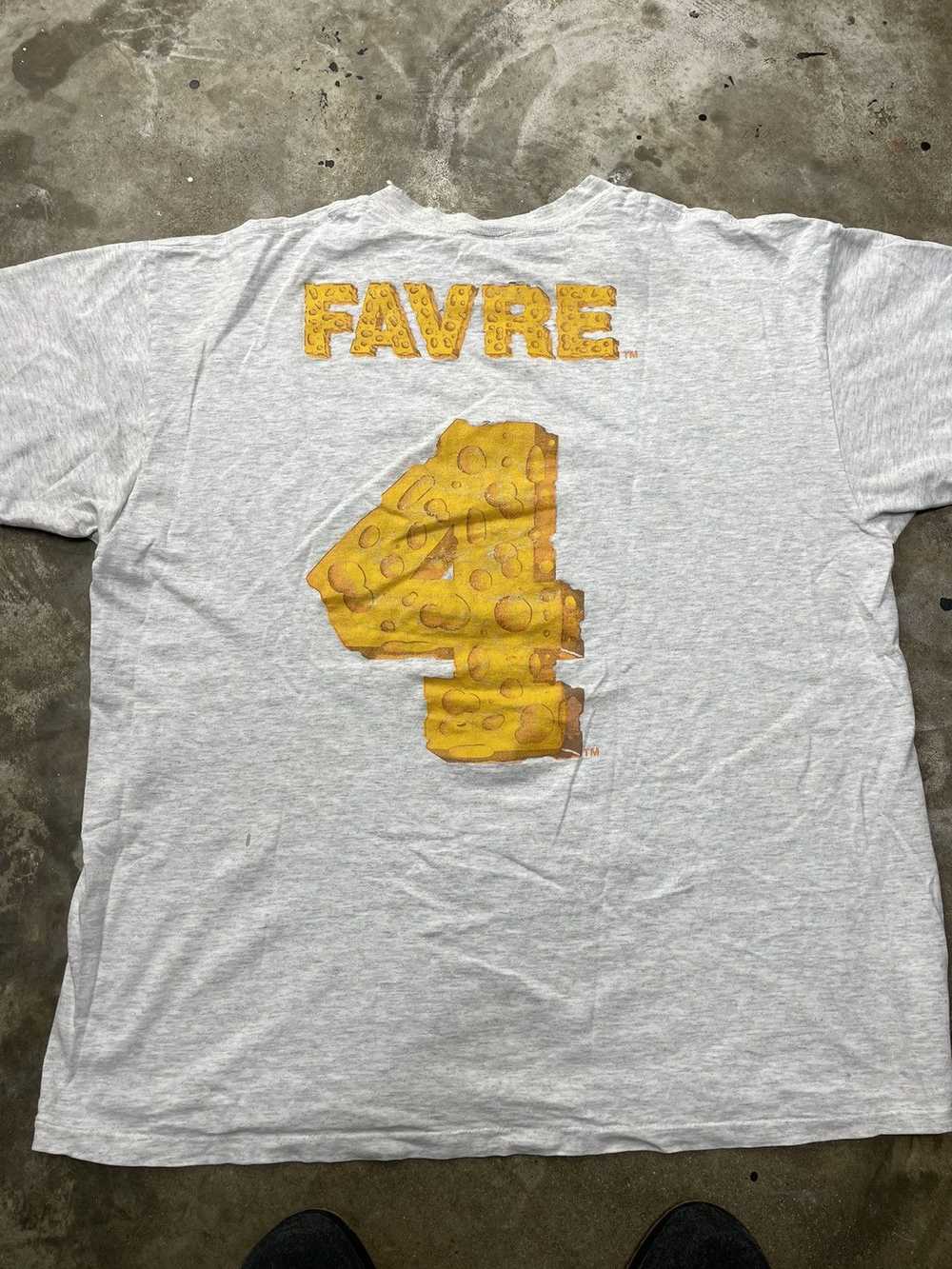 90’s Brett Favre Cheese Head Packers Shirt - image 2