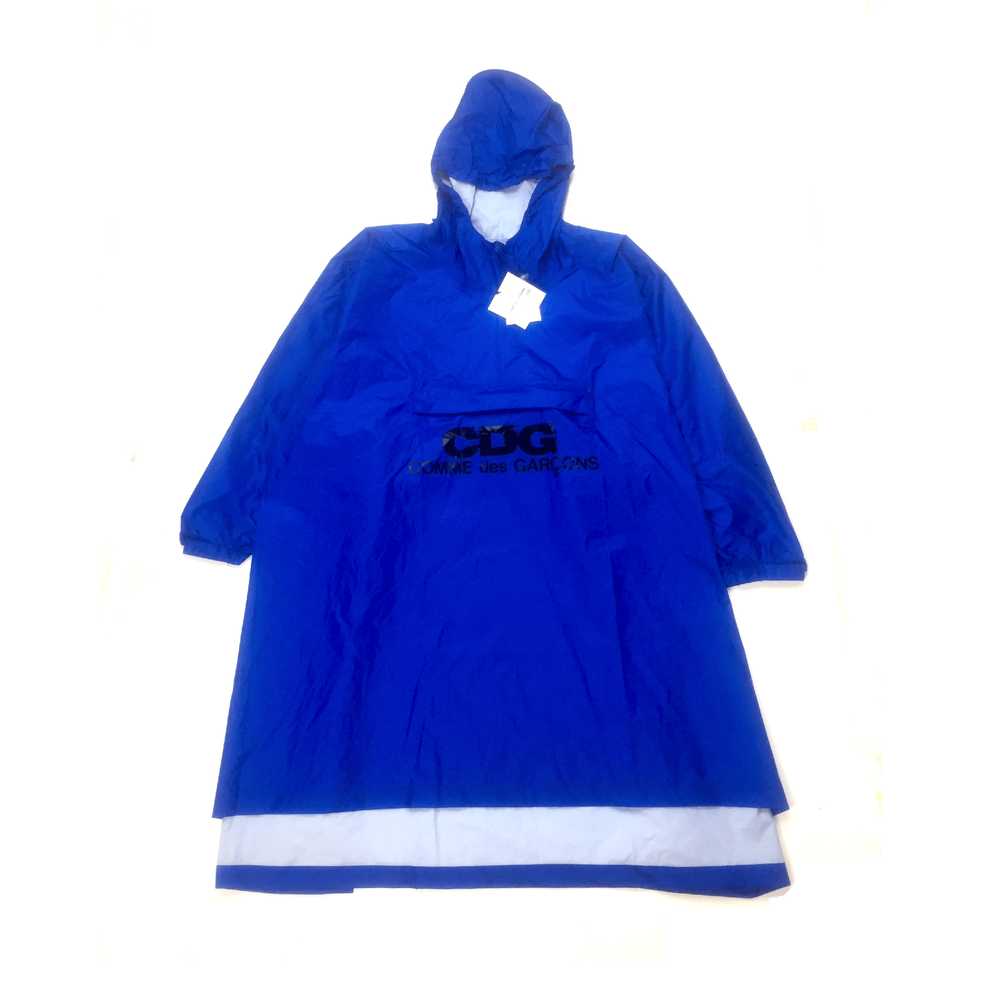 Blue CDG Logo Poncho NWT - image 1