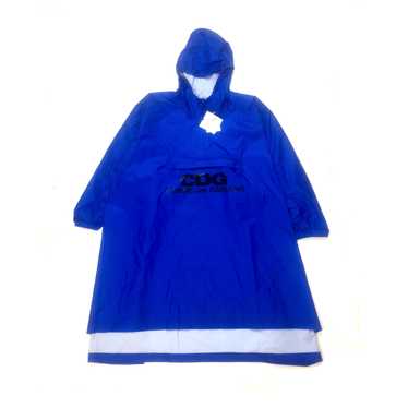 Blue CDG Logo Poncho NWT