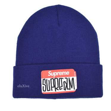 Supreme Gonz Name Tag Beanie (Navy) DS - image 1